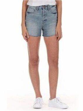 Fidelity Denim Light Blue Wash Denim Shorts